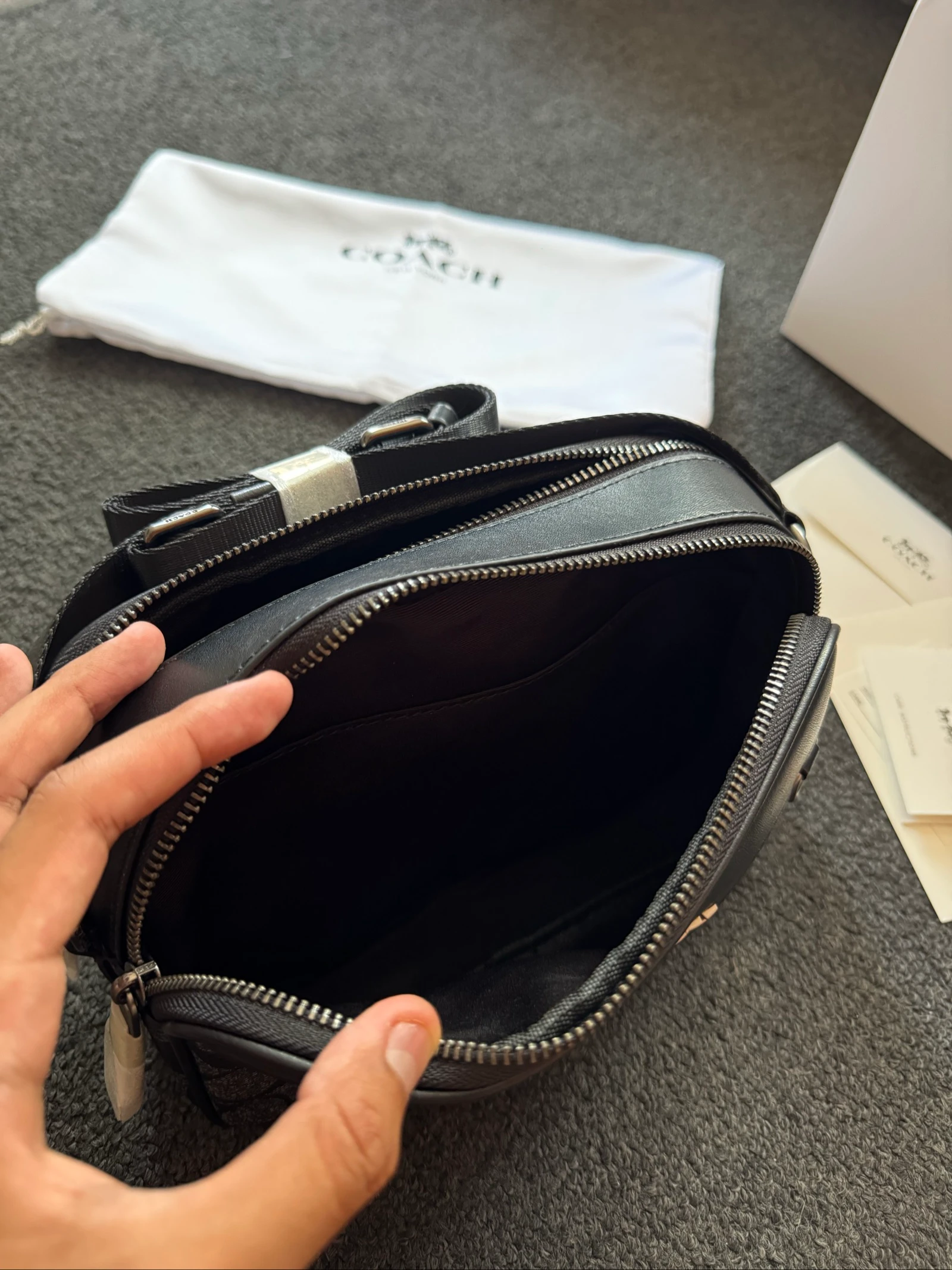 Bolsa transversal Coach – photo 8